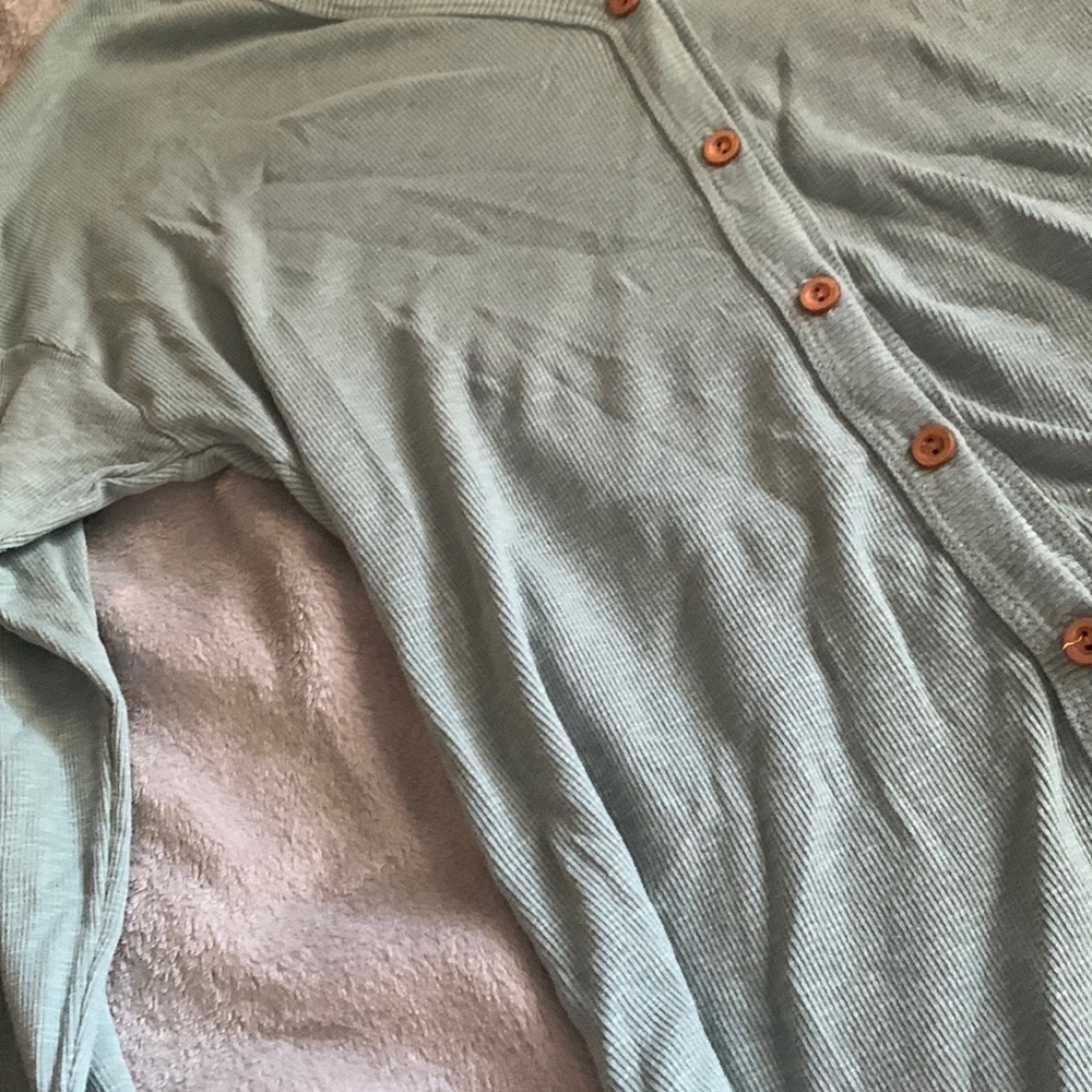 Mint green tunic